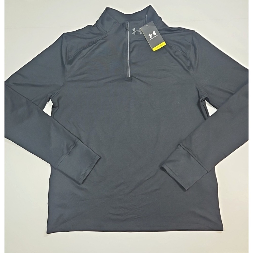 Under Armour Mens Black Launch Pro 1/4 Zip Pullover Running Top Size XL NWT